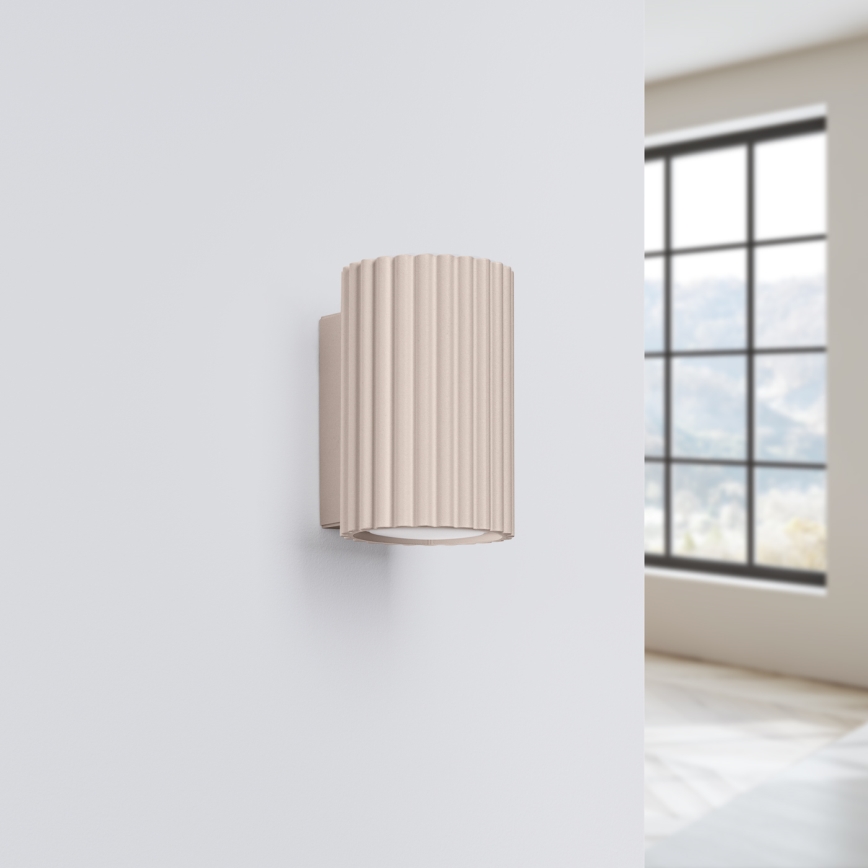 Brilagi - Nástenné svietidlo CRESTO 2xGU10/10W/230V 10 cm taupe