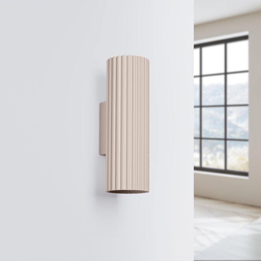 Brilagi - Nástenné svietidlo CRESTO 2xGU10/10W/230V 20 cm taupe