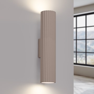 Brilagi - Nástenné svietidlo CRESTO 2xGU10/10W/230V 20 cm taupe