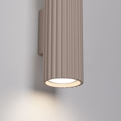 Brilagi - Nástenné svietidlo CRESTO 2xGU10/10W/230V 20 cm taupe