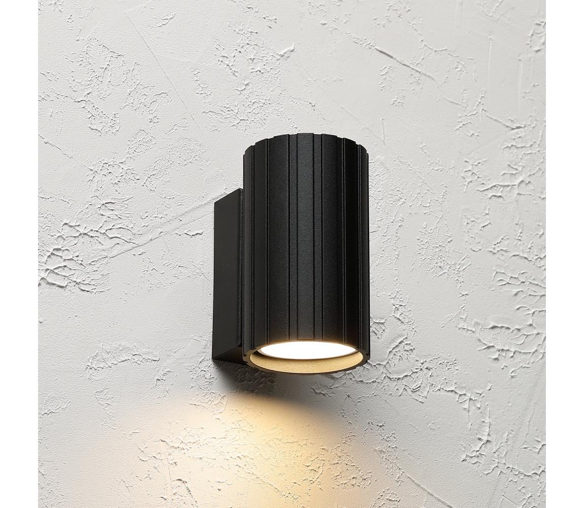 Brilagi - Nástenné svietidlo CRISPINA 1xGU10/10W/230V 10 cm čierne 8590828132301
