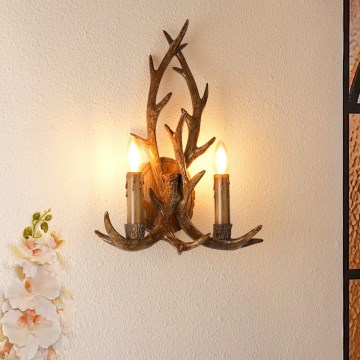 Brilagi - Nástenné svietidlo DEER 2xE14/10W/230V