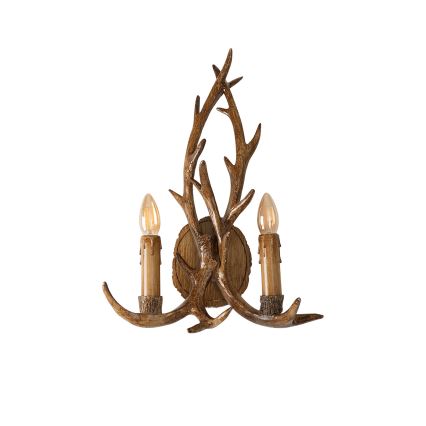 Brilagi - Nástenné svietidlo DEER 2xE14/10W/230V parohy