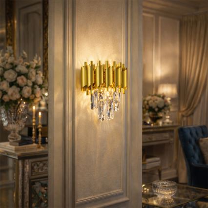 Brilagi - Nástenné svietidlo ECLIPSE 2xE14/10W/230V zlaté