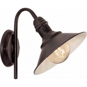 Brilagi - Nástenné svietidlo FORGE 1xE27/60W/230V čierne