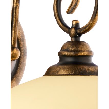 Brilagi - Nástenné svietidlo MOLLERO 1xE27/15W/230V bronz/patina