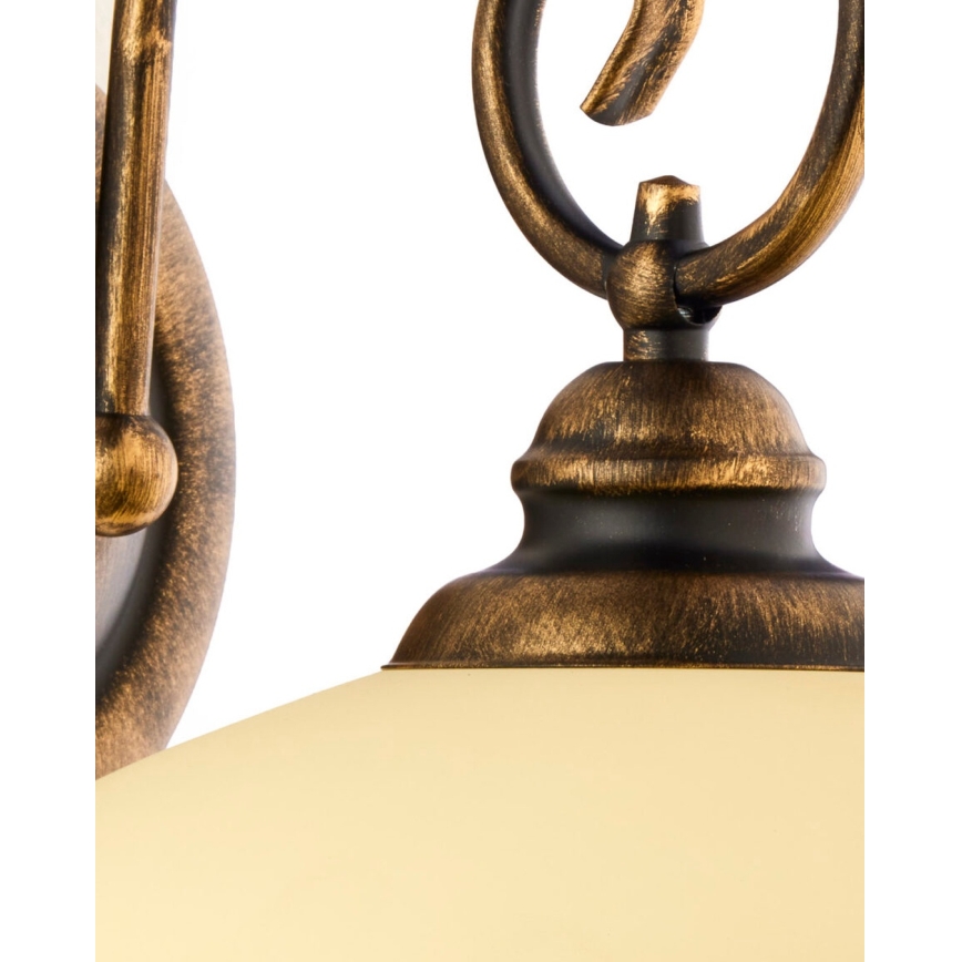 Brilagi - Nástenné svietidlo MOLLERO 1xE27/15W/230V bronz/patina