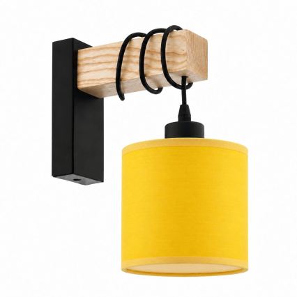 BRILAGI - Nástenné svietidlo NUBILA 1xE27/60W/230V hnedá/čierna/žltá