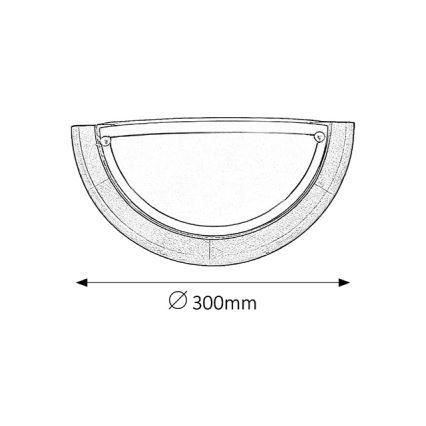 Brilagi - Nástenné svietidlo ORBIS 1xE27/60W/230V 30 cm borovica/čerešňa