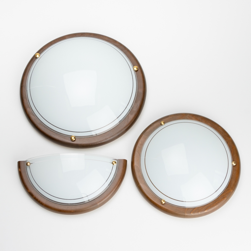 Brilagi - Nástenné svietidlo ORBIS 1xE27/60W/230V 30 cm borovica