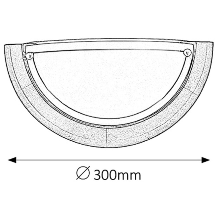 Brilagi - Nástenné svietidlo ORBIS 1xE27/60W/230V 30 cm borovica