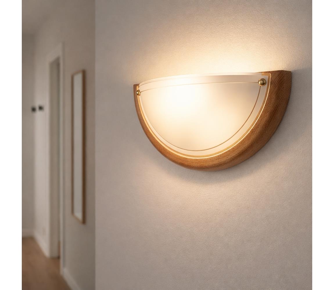 Brilagi - Nástenné svietidlo ORBIS 1xE27/60W/230V 30 cm borovica 63049