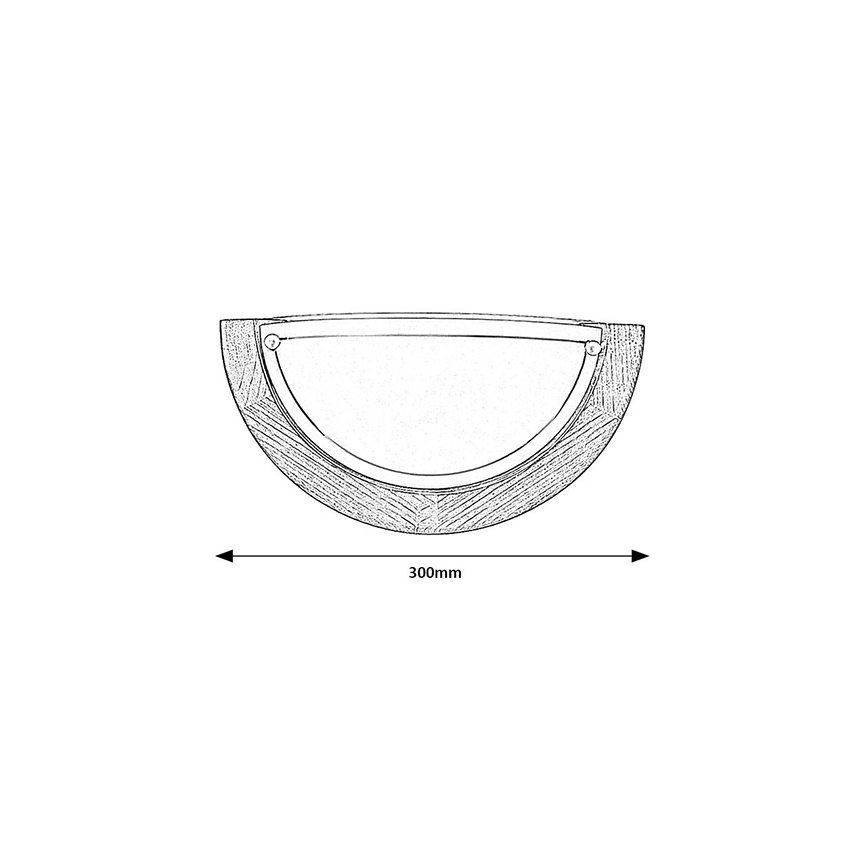 Brilagi - Nástenné svietidlo ORBIS 1xE27/60W/230V 30 cm borovica