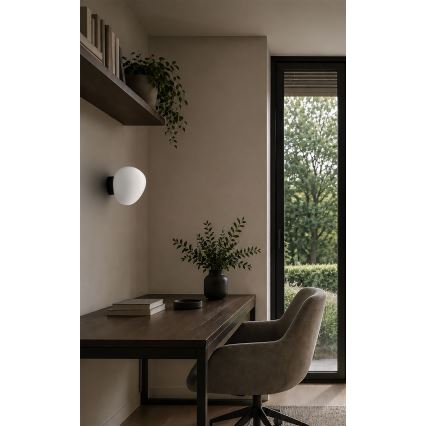 BRILAGI - Nástenné svietidlo PEBBLES 1xE27/40W/230V priemer 20 cm čierna