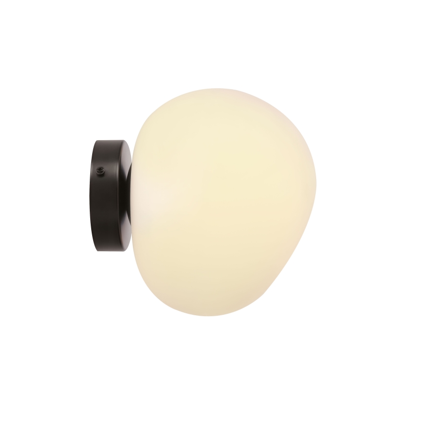 BRILAGI - Nástenné svietidlo PEBBLES 1xE27/40W/230V priemer 20 cm čierna