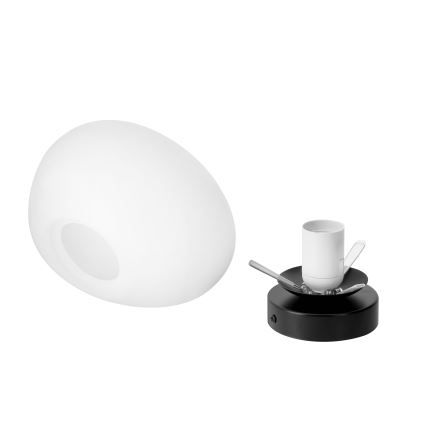 BRILAGI - Nástenné svietidlo PEBBLES 1xE27/40W/230V priemer 20 cm čierna