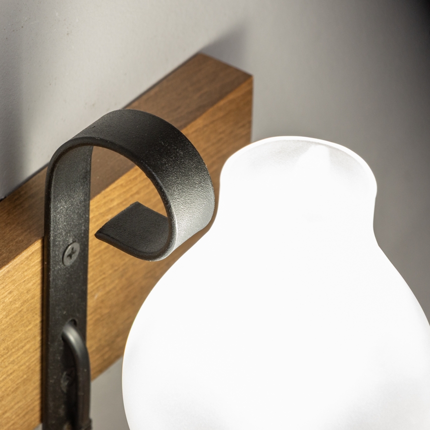 Brilagi - Nástenné svietidlo QUEEN 1xE14/40W/230V buk/orech