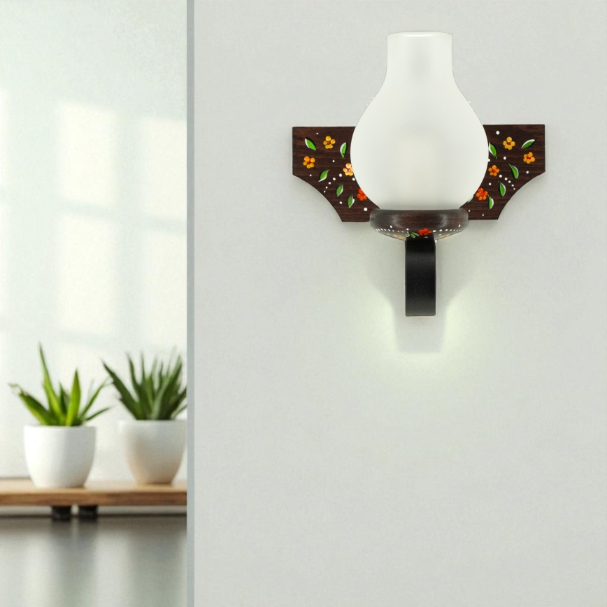 Brilagi - Nástenné svietidlo QUEEN 1xE14/40W/230V buk/wenge