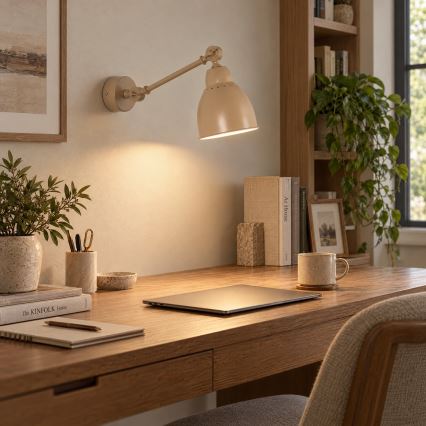 BRILAGI - Nástenné svietidlo QUILL 1xE27/40W/230V 40 cm béžové