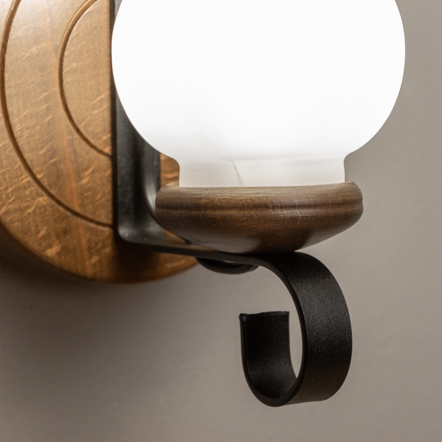 Brilagi - Nástenné svietidlo ROATA APLICA 1xE14/40W/230V buk/orech