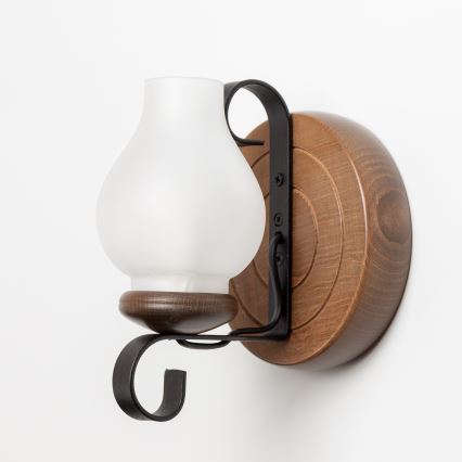 Brilagi - Nástenné svietidlo ROATA APLICA 1xE14/40W/230V buk/orech