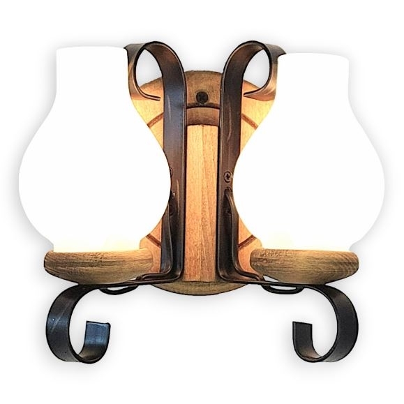 Brilagi - Nástenné svietidlo ROATA APLICA 2xE14/40W/230V buk