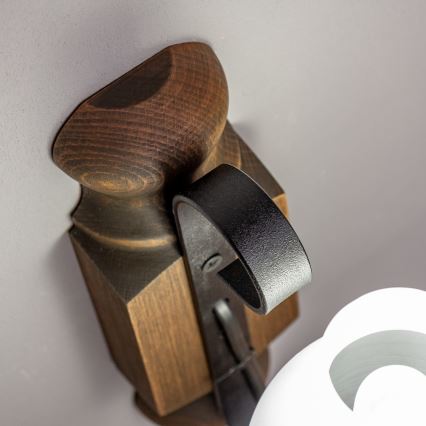 Brilagi - Nástenné svietidlo RUSTIC 1xE14/40W/230V buk