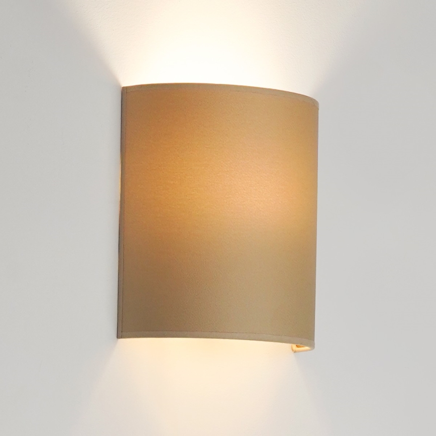 Brilagi - Nástenné svietidlo SEMI 1xE27/15W/230V pr. 20 cm béžová