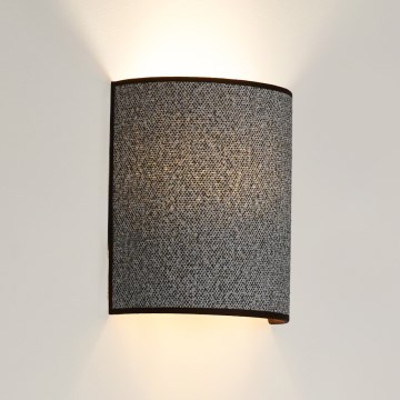Brilagi - Nástenné svietidlo SEMI 1xE27/15W/230V pr. 20 cm šedá