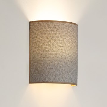 Brilagi - Nástenné svietidlo SEMI 1xE27/15W/230V pr. 20 cm svetlošedá