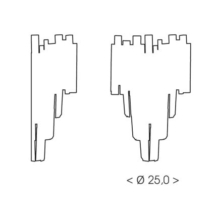Brilagi - Nástenné svietidlo VERVE 2xE14/40W/230V zlaté