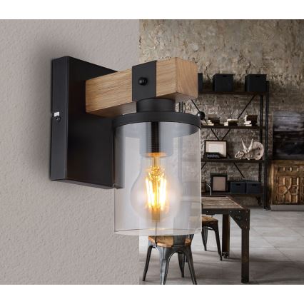 Brilagi - Nástenné svietidlo VISTA 1xE27/60W/230V dub