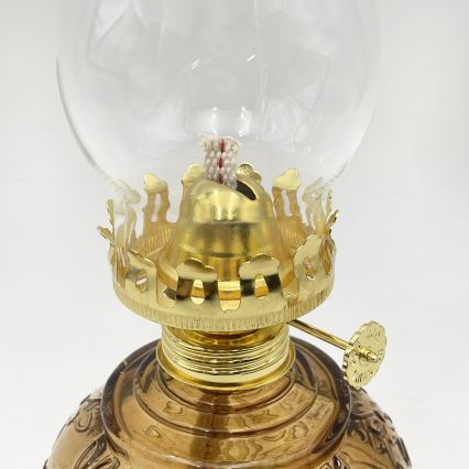 Brilagi - oranžová petrolejová lampa MERLIN