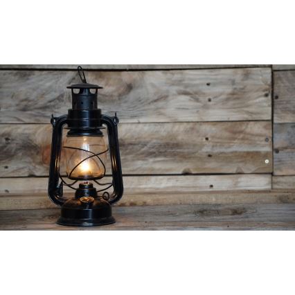 Brilagi - Petrolejová lampa LANTERN 19 cm čierna