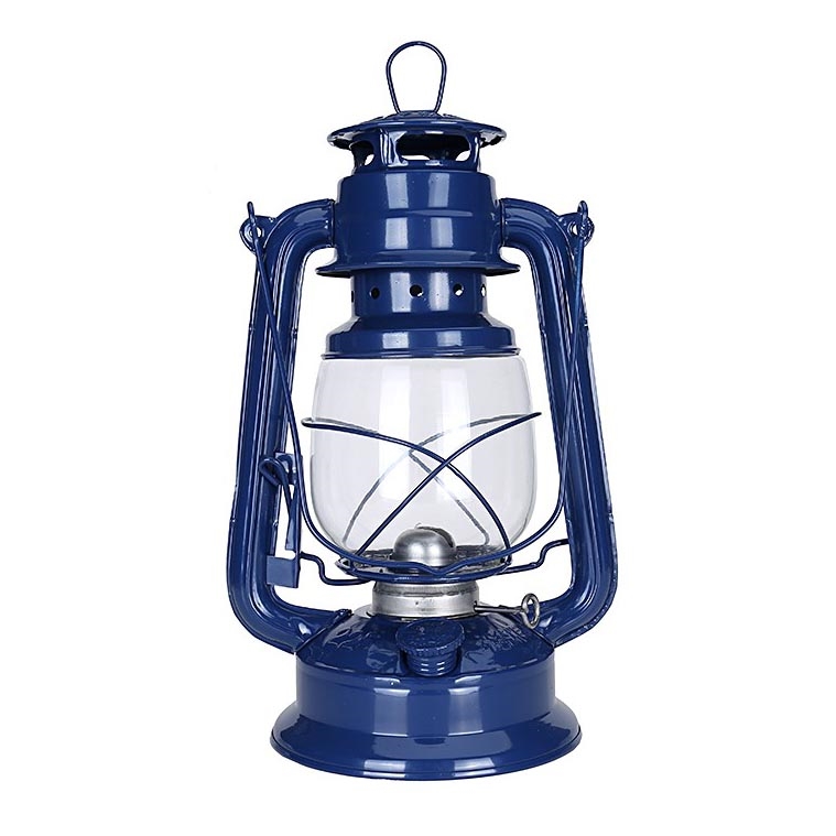 Brilagi - Petrolejová lampa LANTERN 28 cm tmavomodrá