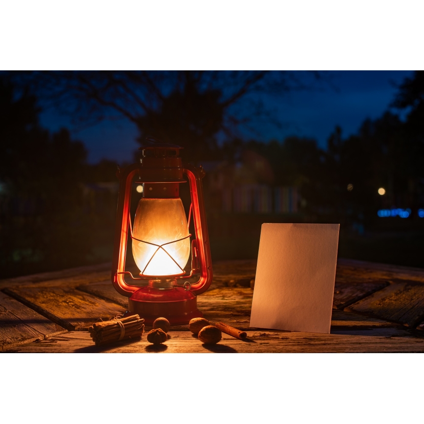 Brilagi - Petrolejová lampa LANTERN 31 cm červená