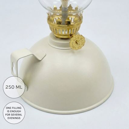 Brilagi - Petrolejová lampa MERLIN biela
