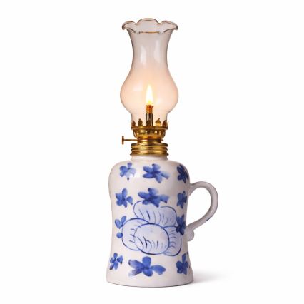 Brilagi - Petrolejová lampa MERLIN biela/modrá