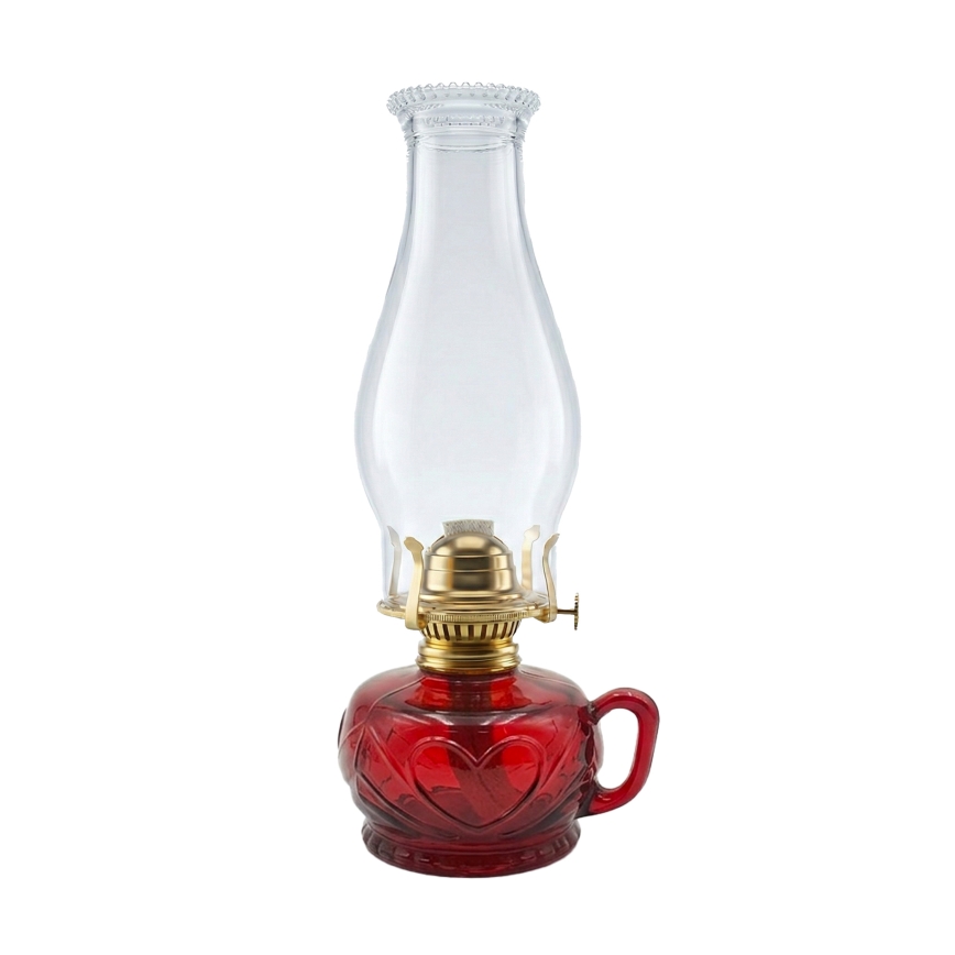 Brilagi - Petrolejová lampa MERLIN červená