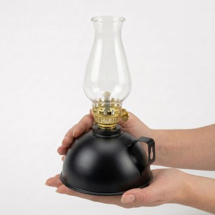 Brilagi - Petrolejová lampa MERLIN čierna