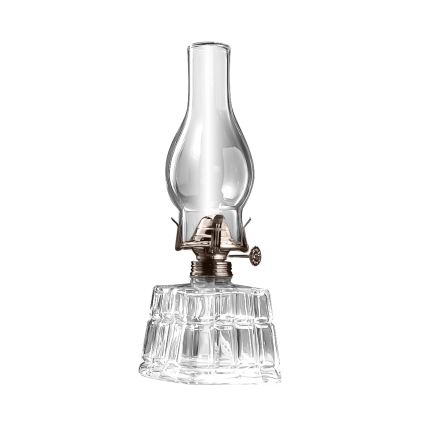 Brilagi - Petrolejová lampa MERLIN číra/zlatá/patina