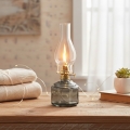 Brilagi - Petrolejová lampa MERLIN dymová/šedá