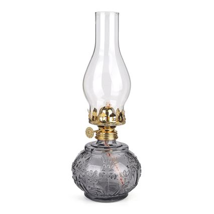 Brilagi - Petrolejová lampa MERLIN dymová/šedá