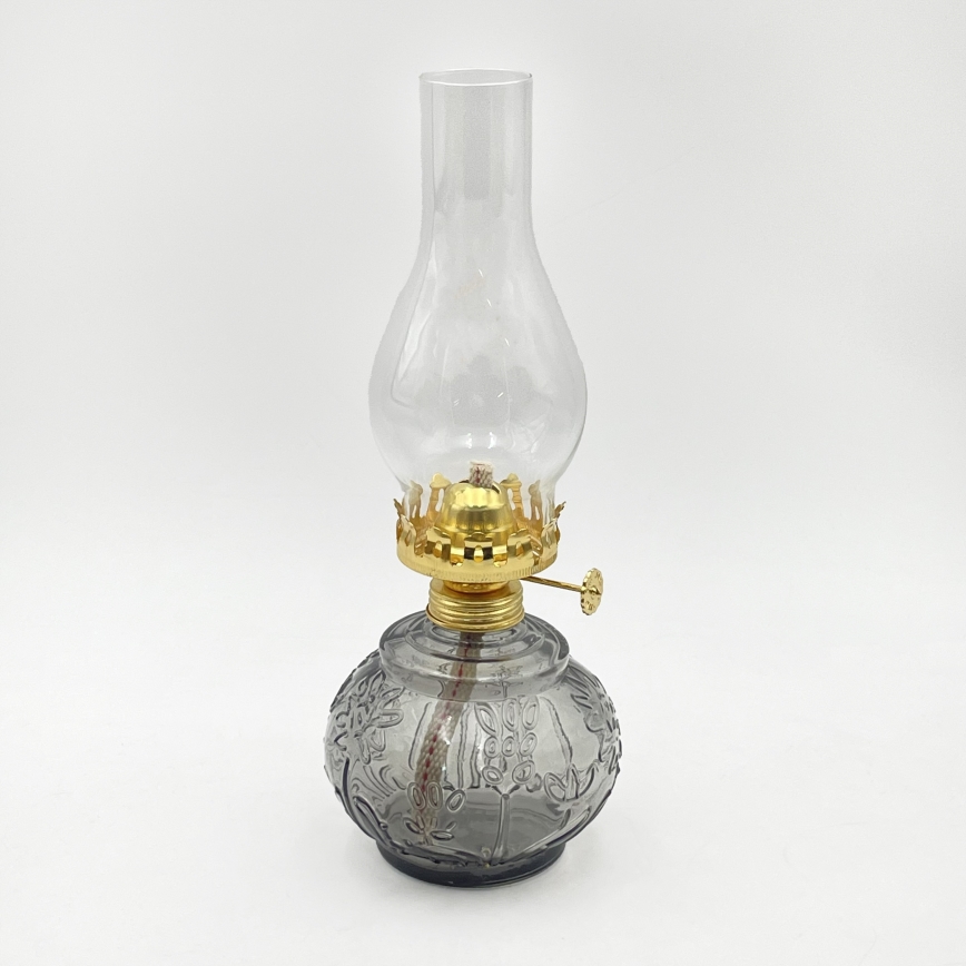 Brilagi - Petrolejová lampa MERLIN dymová/šedá