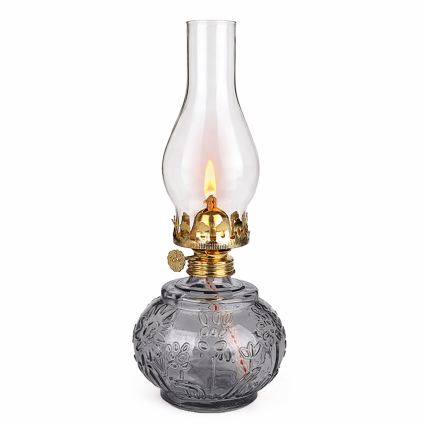 Brilagi - Petrolejová lampa MERLIN dymová/šedá