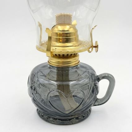 Brilagi - Petrolejová lampa MERLIN dymová/sivá