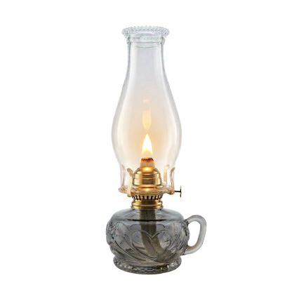 Brilagi - Petrolejová lampa MERLIN dymová/sivá
