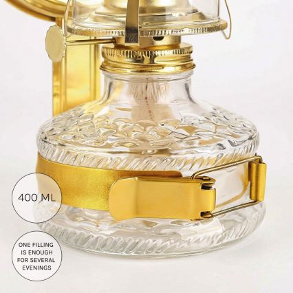 Brilagi - Petrolejová lampa MERLIN lesklá zlatá