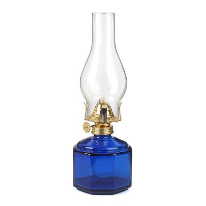 Brilagi - Petrolejová lampa MERLIN modrá
