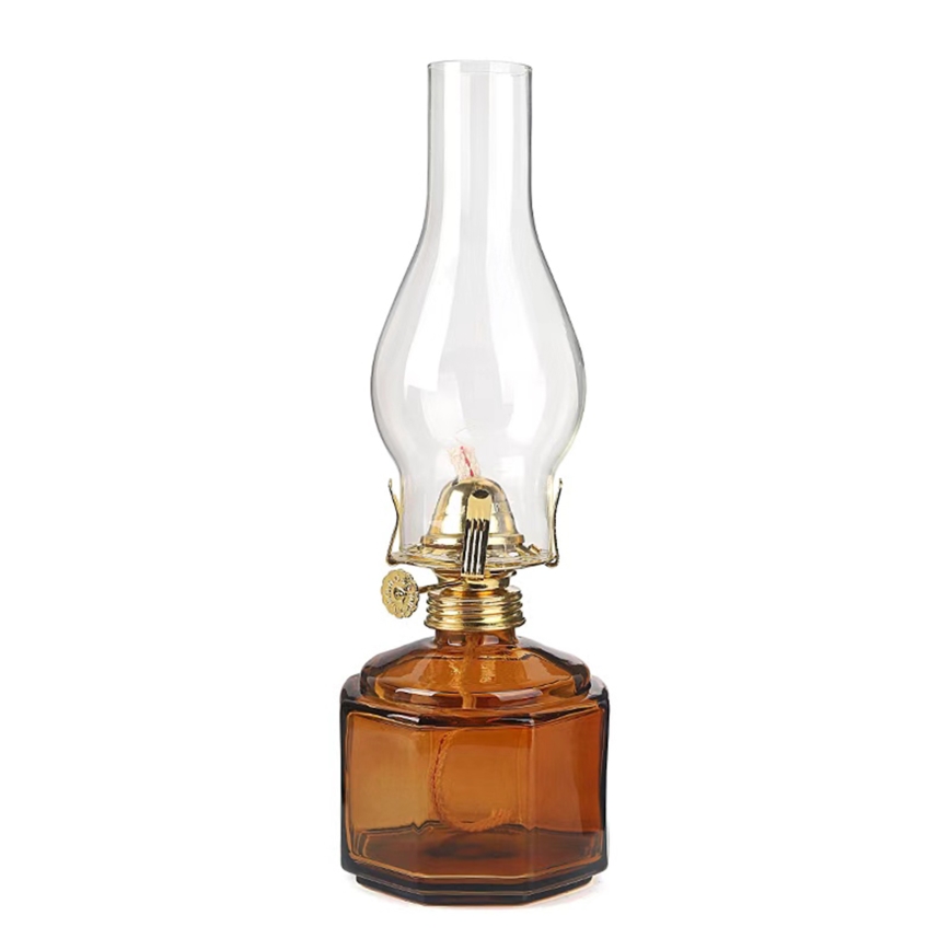 Brilagi - Petrolejová lampa MERLIN oranžová